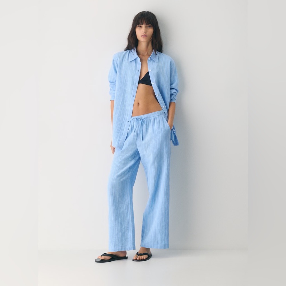 Aritzia AirPlush Cotton Sail Pant NWT